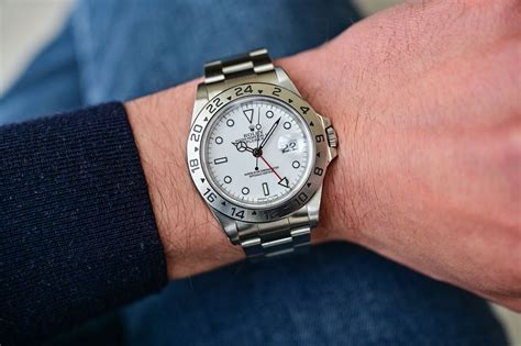 rolex 16570 dial variations|Rolex explorer ii 16570 review.